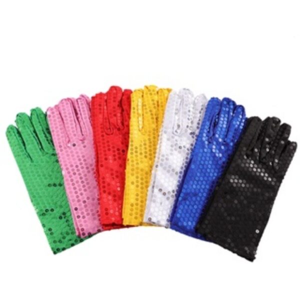 Sequin Gloves Adult Stage
