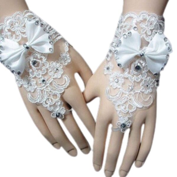 Finger less Lace Fashion Gloves